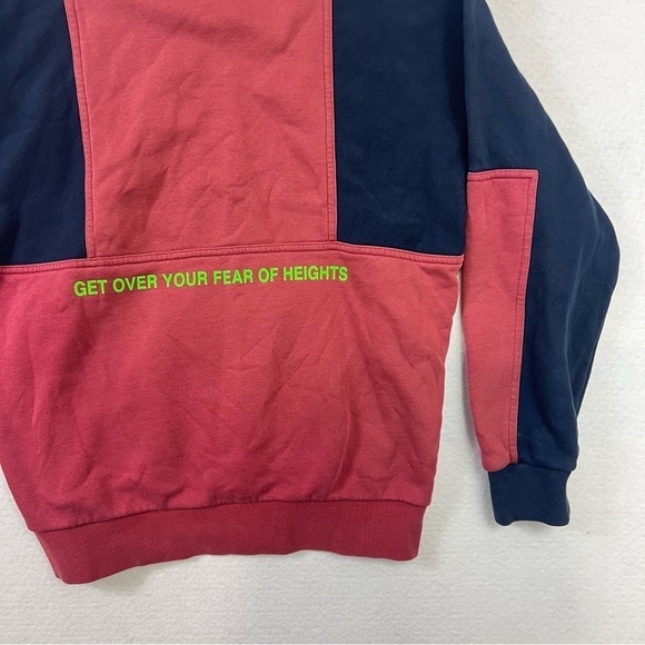 Nike Air Hoodie Mens Medium Pullover Get Over Your Fear of Heights Logo - Picture 9 of 12